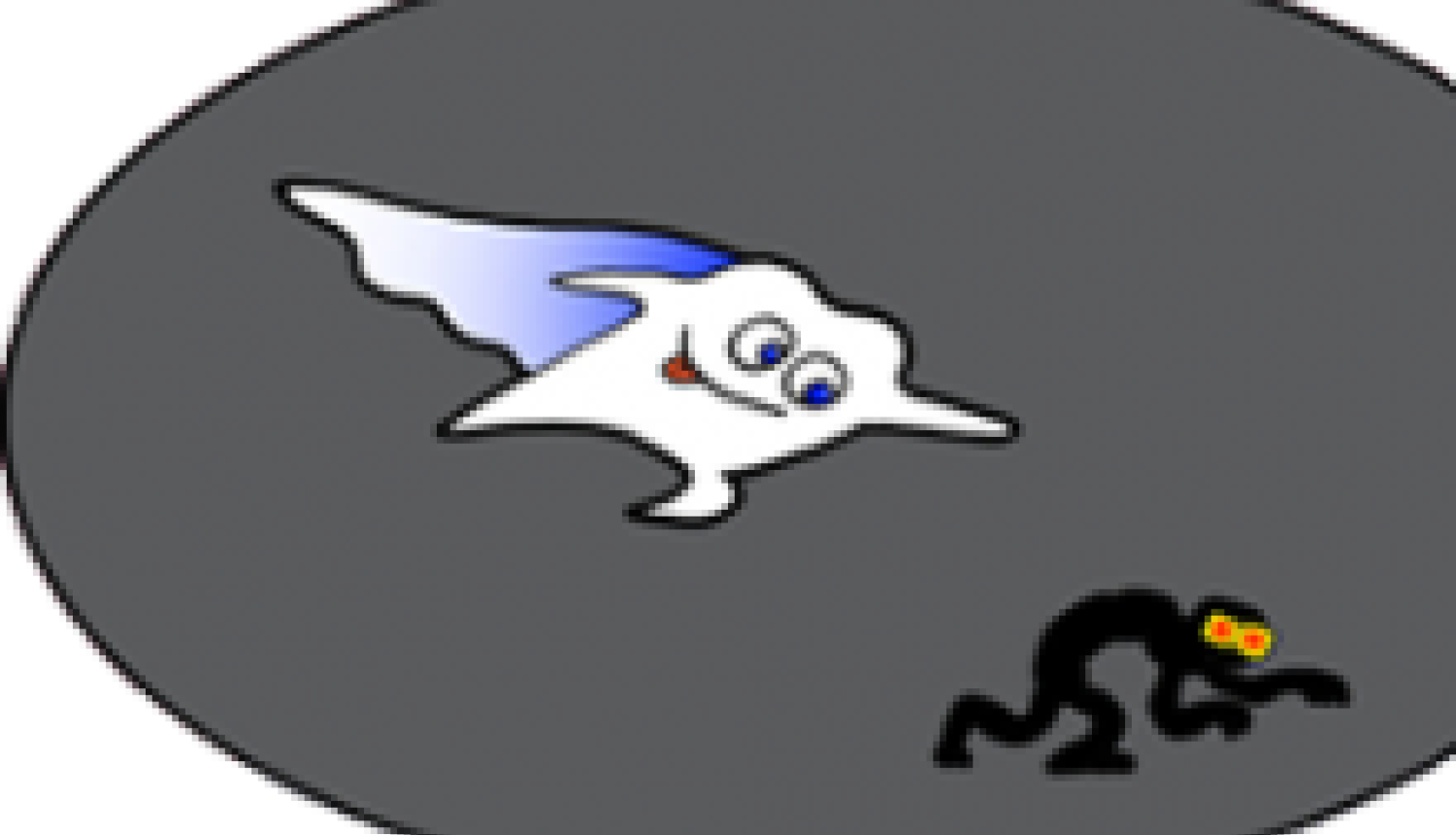 zobiņš-supervaronis dzen prom zobgrauzi Urķi